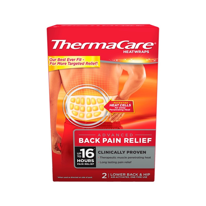 HeatWraps Advanced Back Pain Relief Lower Back & Hip 2 units
