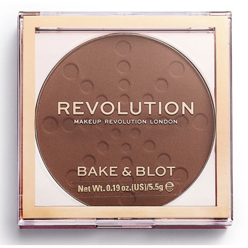 Revolution Bake & Blot Compact Powder Deep Dark