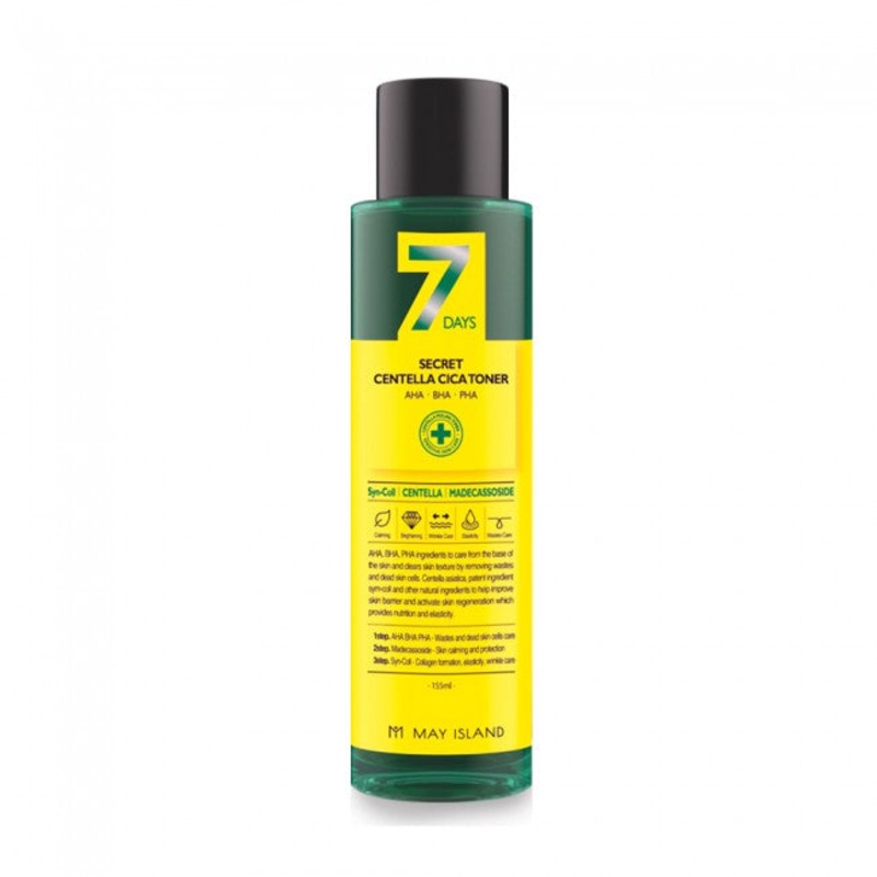 MAY ISLAND 7 Days Secret Centella Cica Toner 155ml