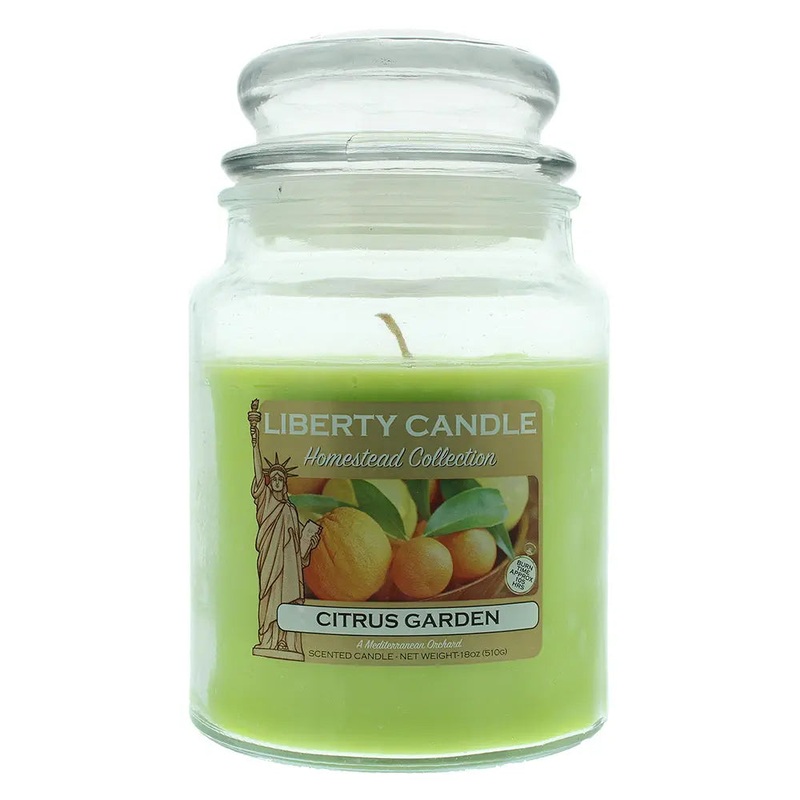 Liberty Candle Homestead Collection Citrus Garden Candle 18oz