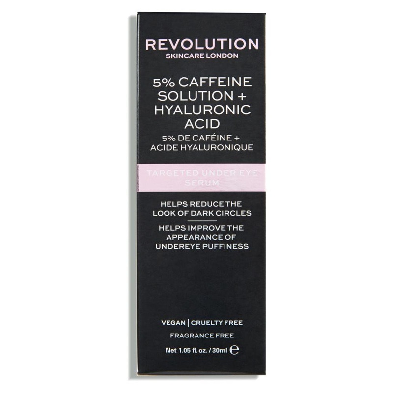 Skincare 5% Caffeine Solution + Hyaluronic Acid Targeted Under Eye Serum 30Ml