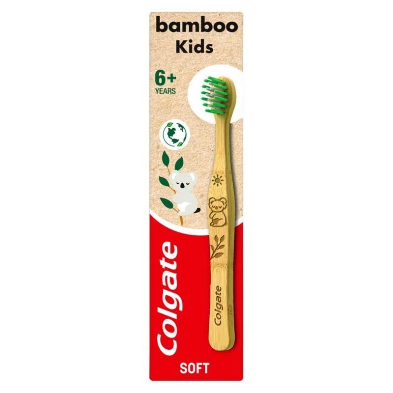 Kids Bamboo Charcoal Soft Toothbrush, 6+ Years