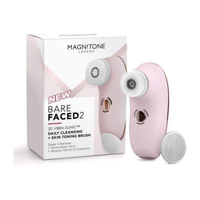 Barefaced 2 Vibra-Sonic Facial Cleansing And Toning Brush – Pink