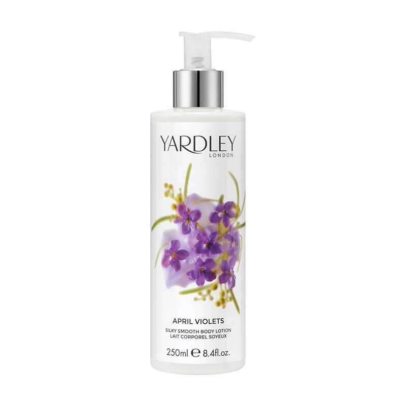 Yardley April Violets Silky Smooth Body Lotion (Unboxed) 250ml (L)