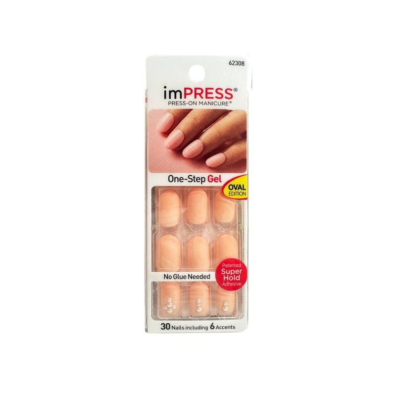 Kiss Impress 30 False Nails Coral Jewel 62308