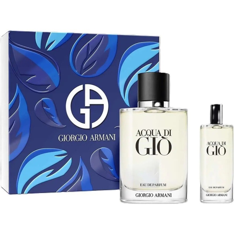 ARMANI ACQUA DI GIO HOMME SET: EDP SPRAY 100ML + EDP  SPRAY 15ML