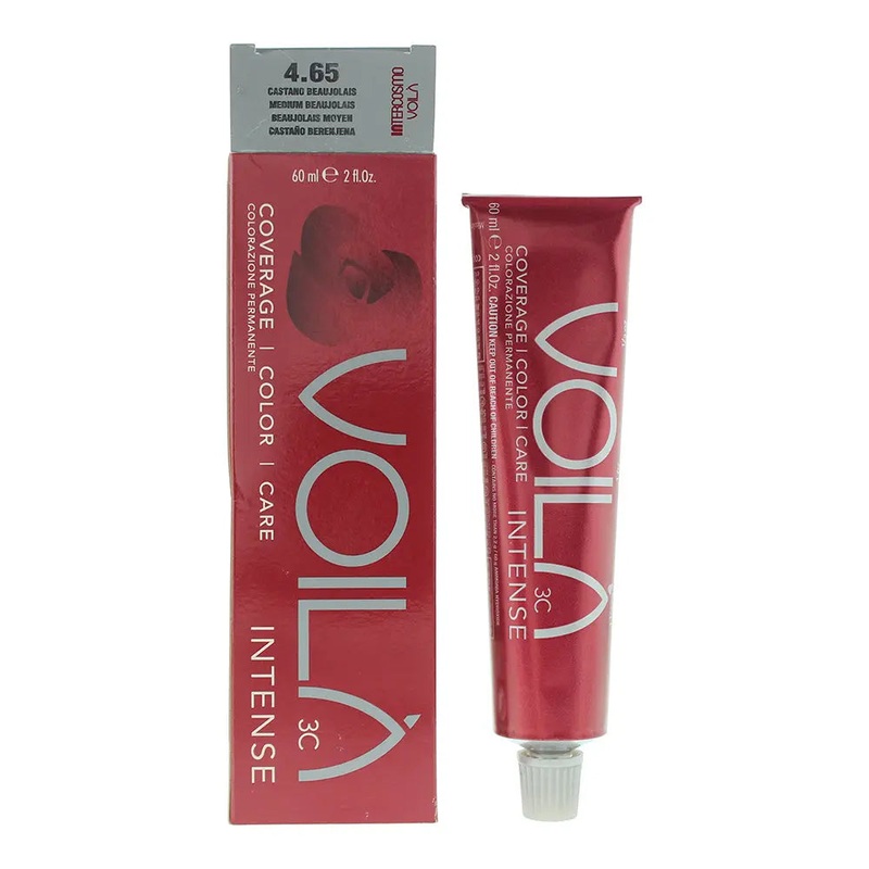 Intercosmo Voil 3C Intense 4.65 Medium Beaujolais Hair Colour 60ml