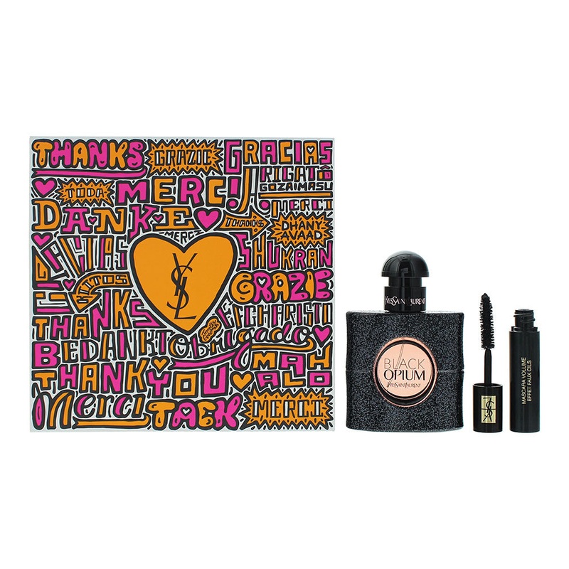 Yves Saint Laurent Black Opium 2 Piece Gift Set: Eau de Parfum 30ml – Mascara 2m