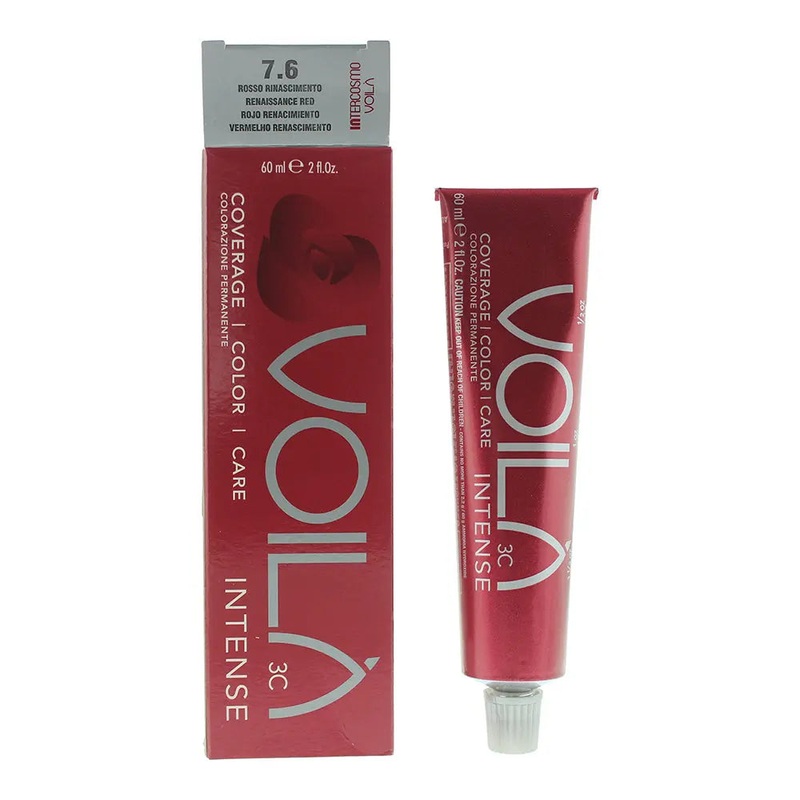 Intercosmo Voil 3C Intense 7.6 Renaissance Red Hair Colour 60ml