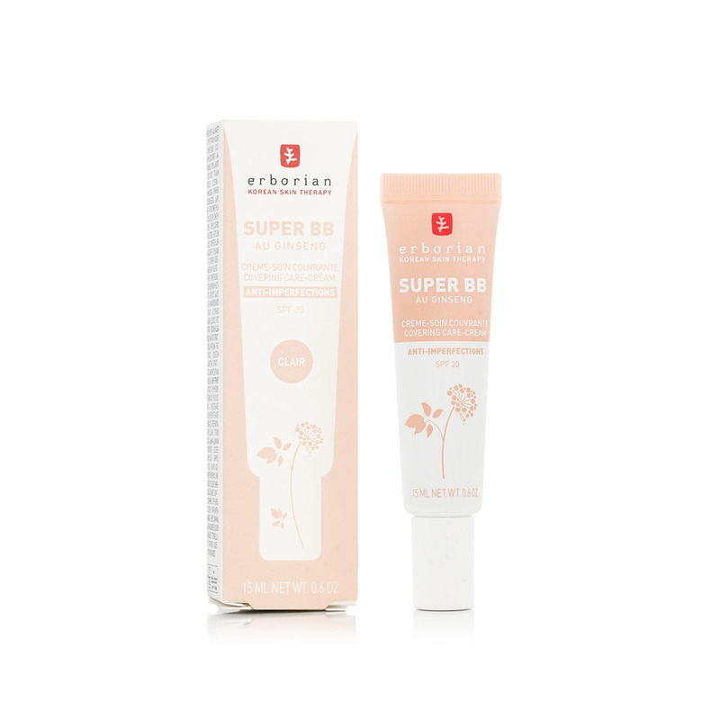 Hydrating Cream with Colour Erborian Super BB clair 15 ml Spf 20