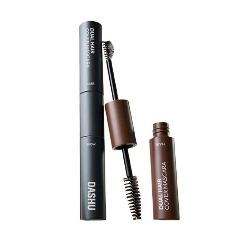 DASHU Daily Dual Hair Cover Mascara (2 Colors) Natural Black