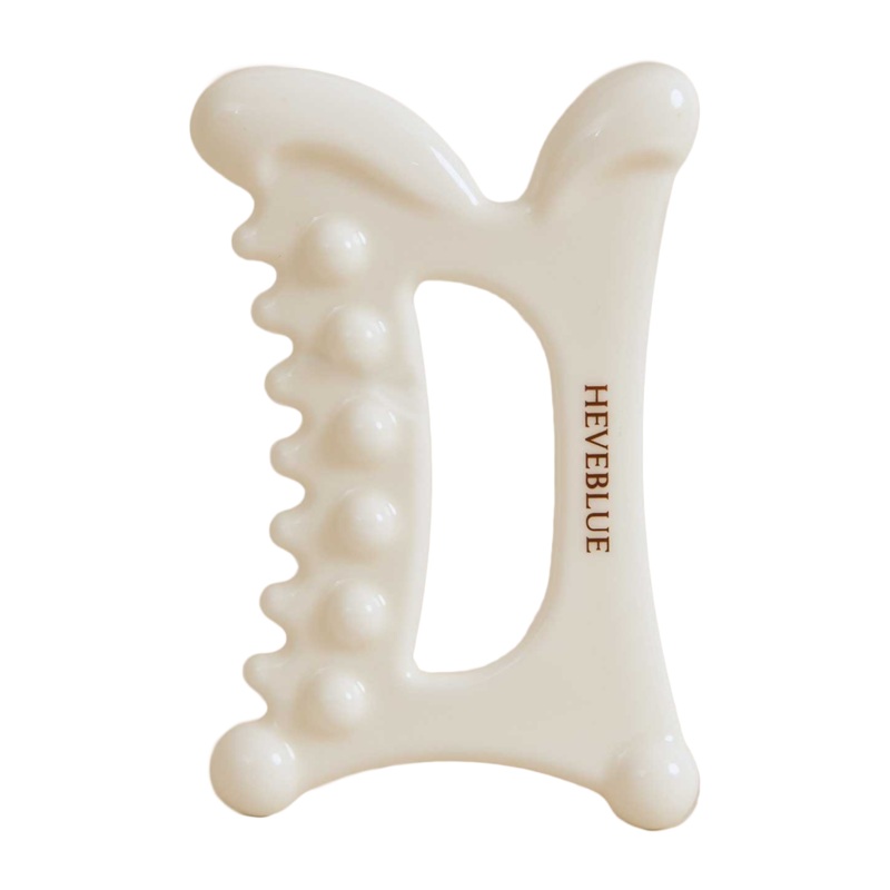 HEVE BLUE Natural White Clay Home Care Relaxing Guasha