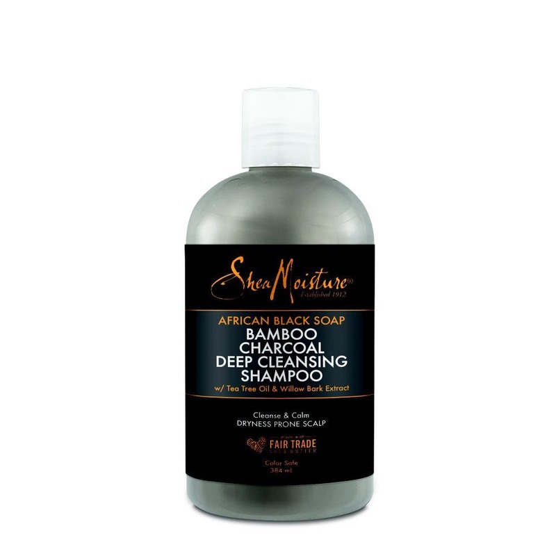 African Black Soap Bamboo Charcoal Shampoo 384Ml