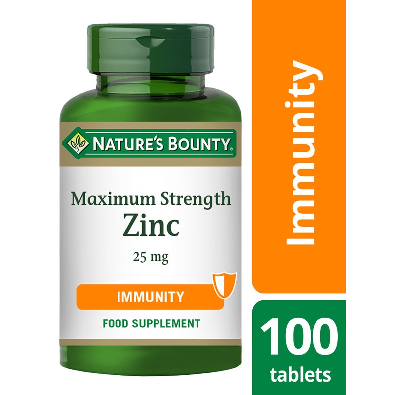Maximum Strength Zinc 25mg 100 tablets