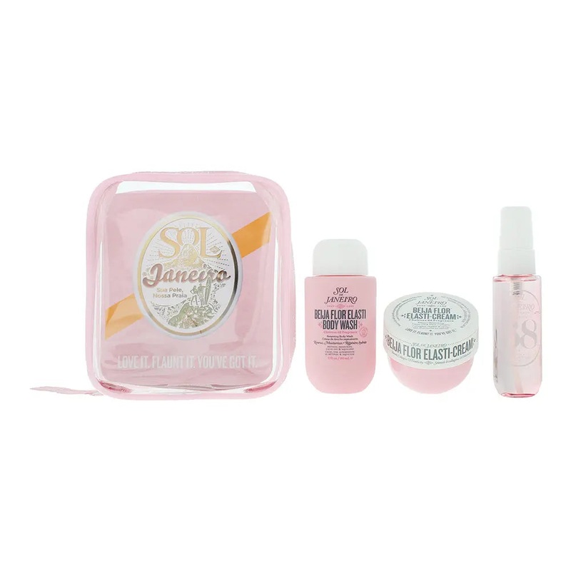 Sol De Janeiro Beija Flor 3 Piece Gift Set: Face Cream 50ml – Body Wash 90ml – Hair  Body Mist 30ml