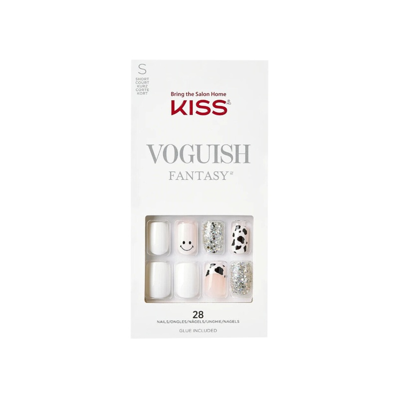 Kiss Voguish Fantasy 28 Short Nails 87734 FV24X