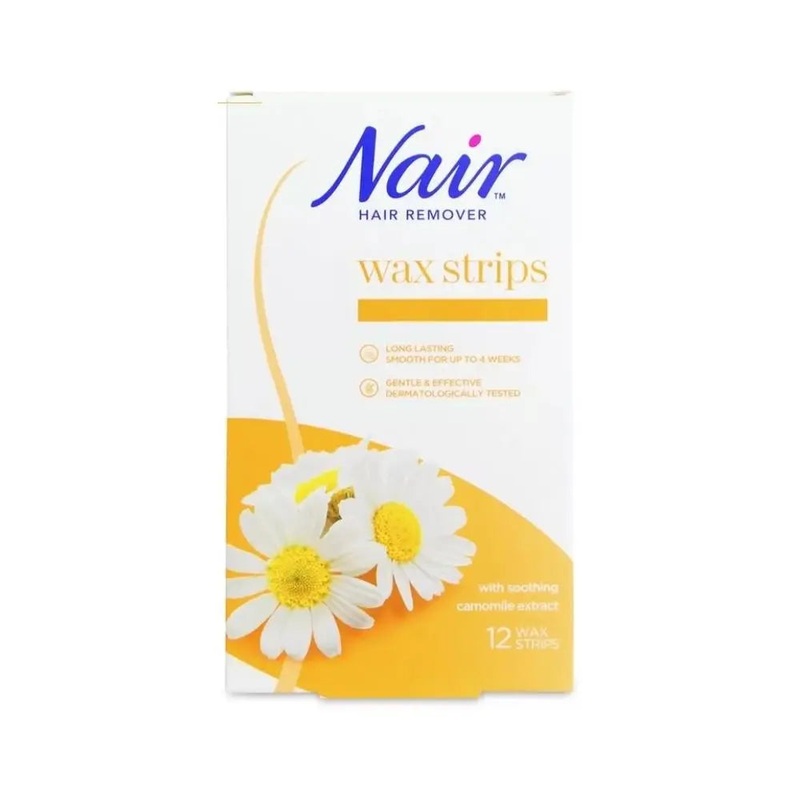 Nair Facial Wax Strips 12pcs