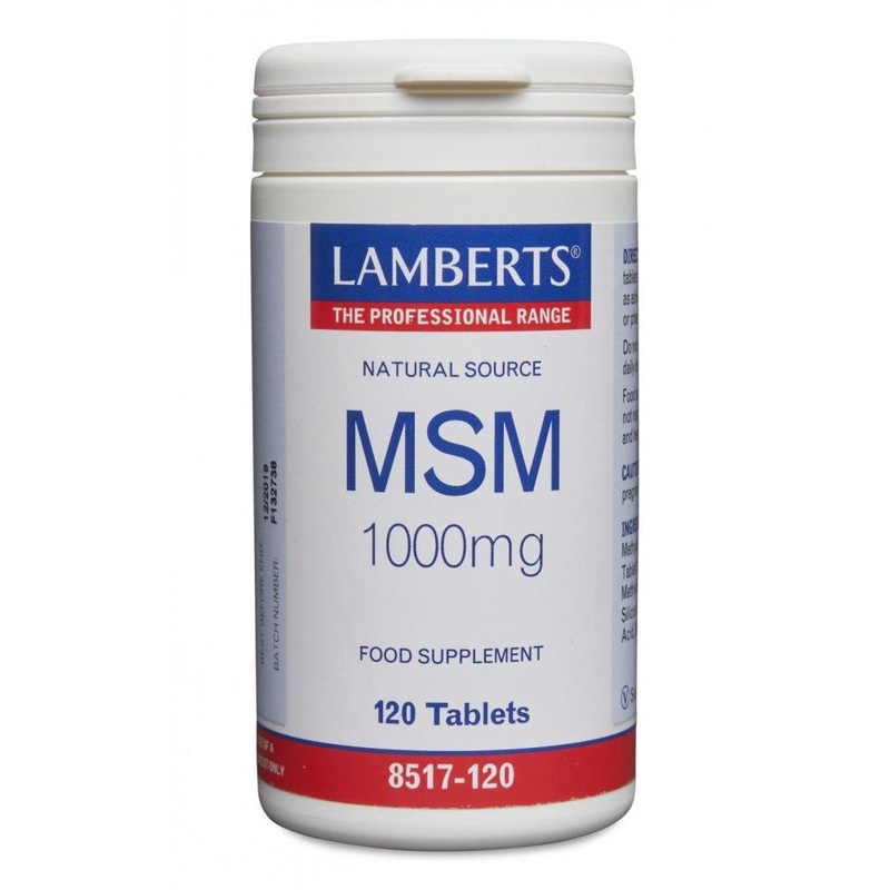 MSM 1000mg 120 capsules