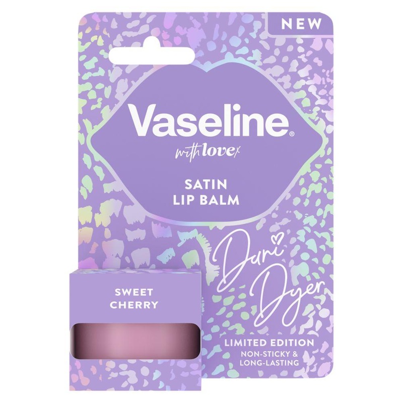 Vaseline with love satin lip balm sweet cherry – Dani Dyer Limited Edition