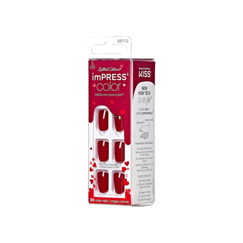 Kiss Impress Color 30 Nails 88713 Stuck Together