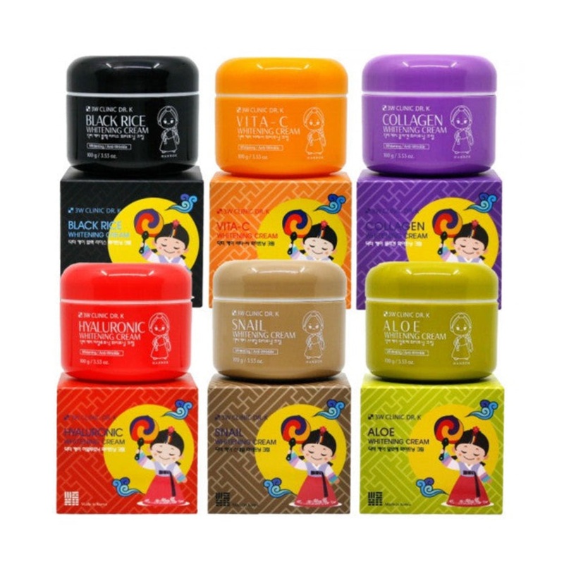 3W CLINIC Dr.K Whitening Cream 100g ALOE WHITENING CREAM
