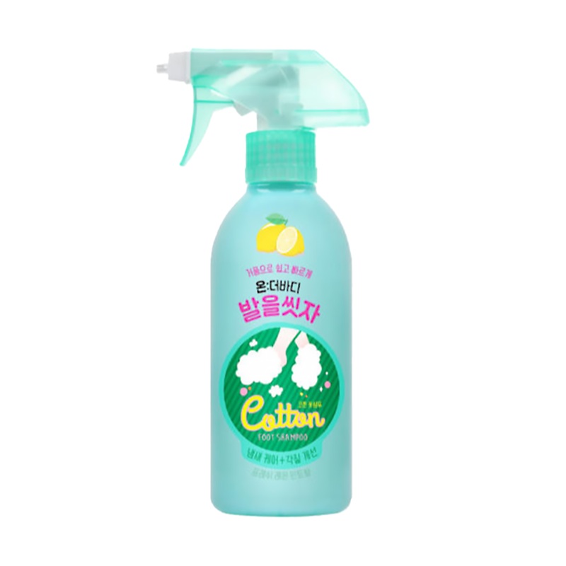 ON THE BODY Cotton Foot Shampoo 385ml #Lemon