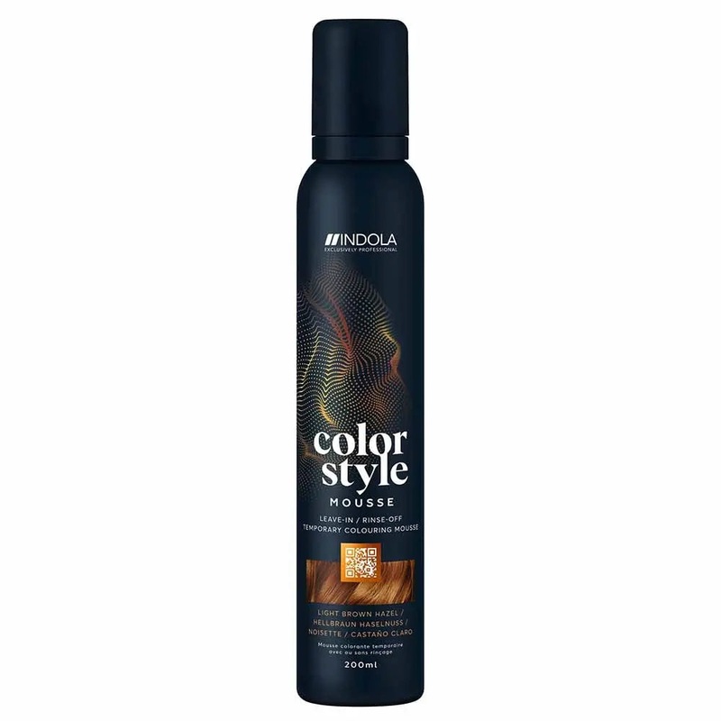 Indola Colour Mousse Light Brown Hazel 200ml
