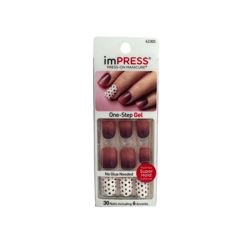 Kiss Impress 30 Nails 62305 Polka Dot