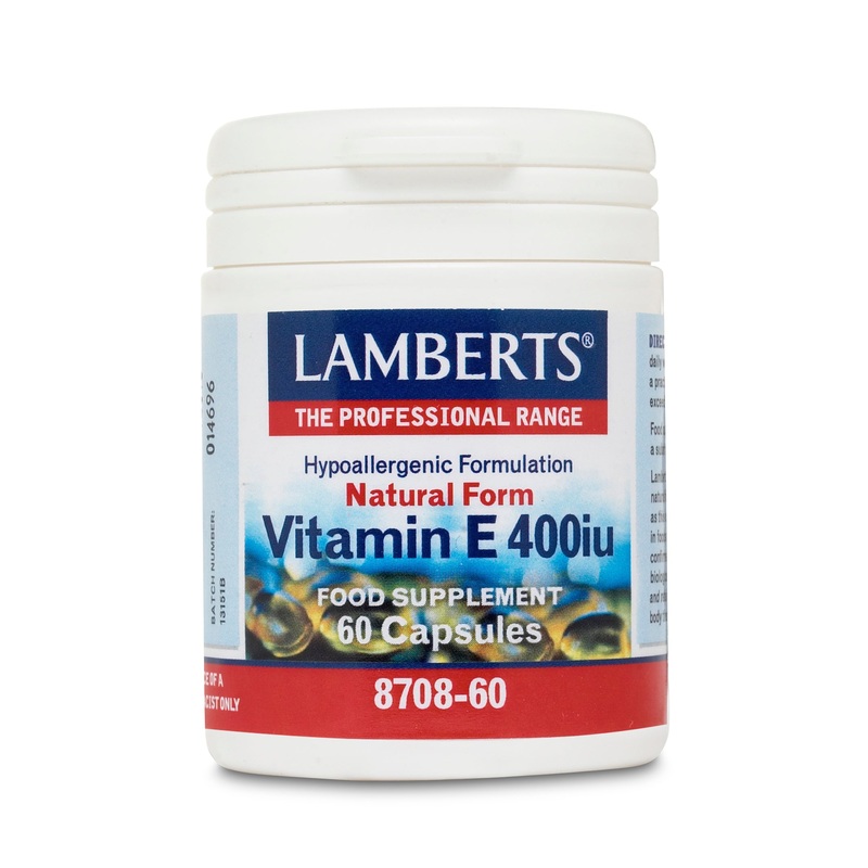 Natural Vitamin E 400 I.U. 60 capsules