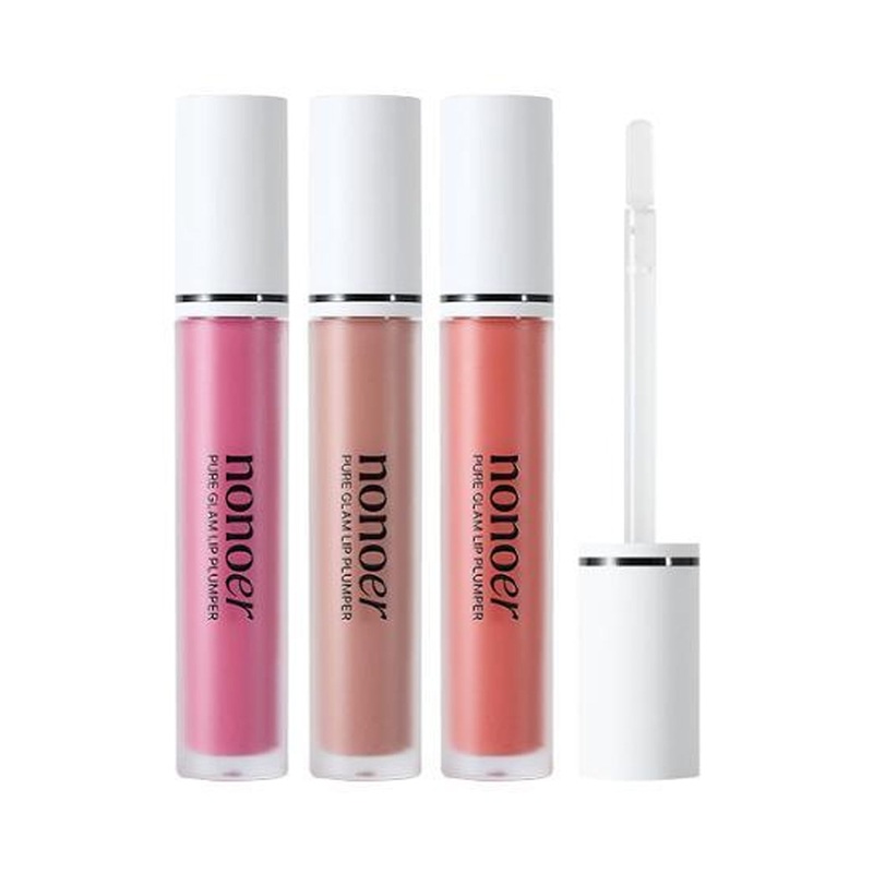 nonoer Pure Glam Lip Plumper 4.5g 3 colors 001 Mauve Glass