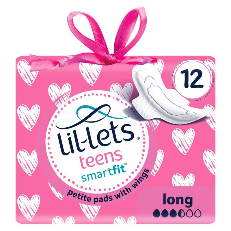 Teens Sanitary Towels (Petite) Long  12 Pack