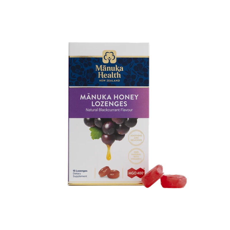 Manuka Honey & Blackcurrant Lozenges 65g