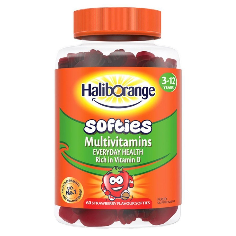 3-12 Years Multivitamins Everyday Health – 60 Strawberry Flavour Softies