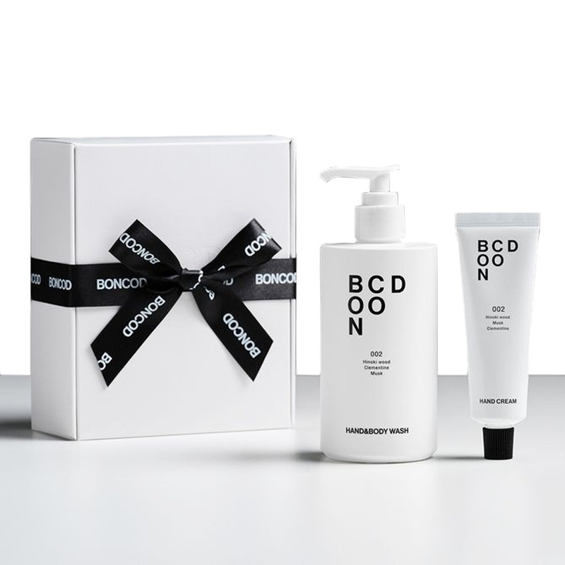 BONCOD Perfume Hand Cream + Hand & Body Wash 002 Hinoki Gift Set
