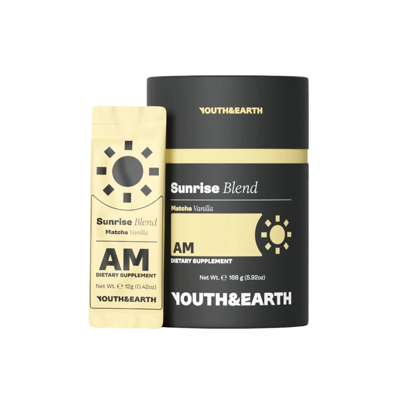AM: Sunrise Blend, Vanilla Matcha 14 Sachet