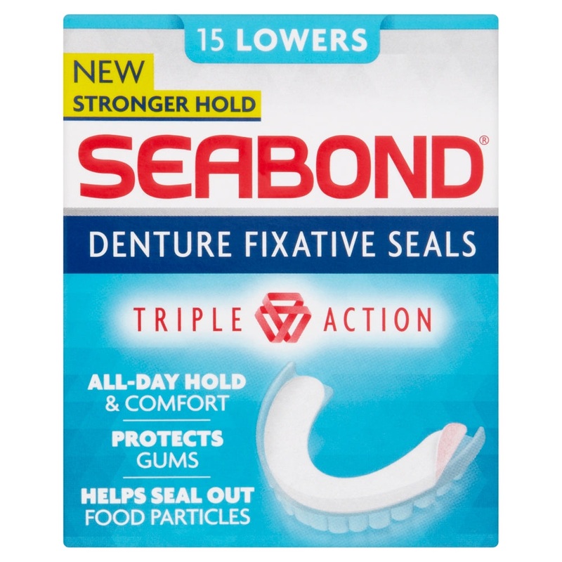 Denture Fixative Seals Lowers 15 units