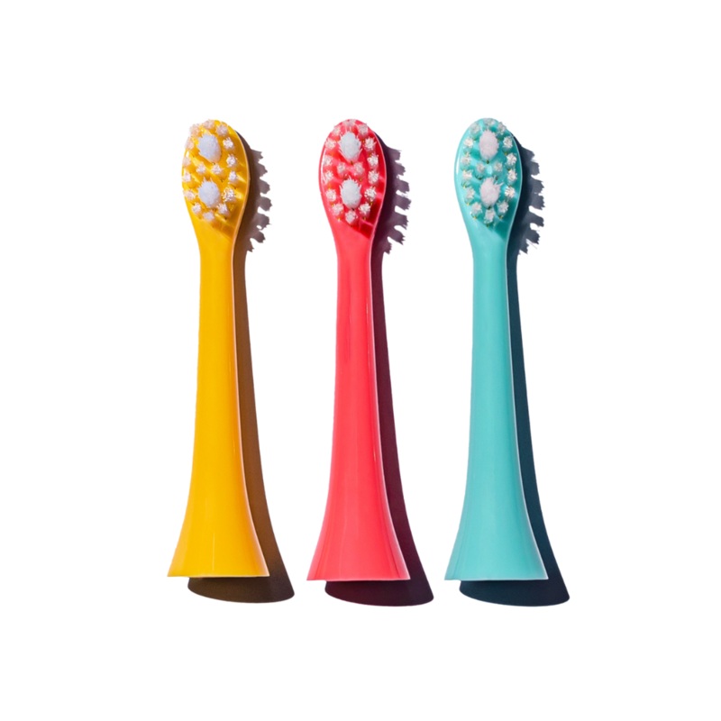 Sonic Toothbrush For Children Replacement Heads – Coloured
