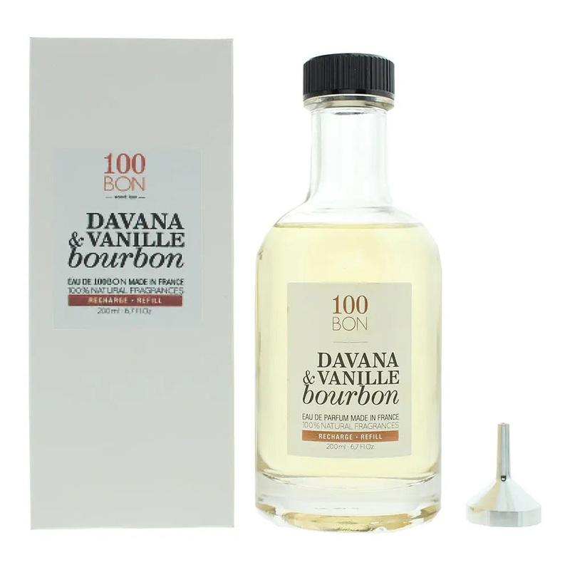 100 Bon Davana & Vanille Bourbon Refill Tester Eau de Parfum 200ml