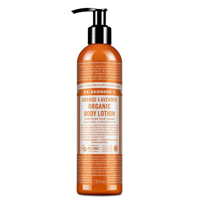 Body Lotion Dr Bronner’s Naranja-Lavanda 240 ml