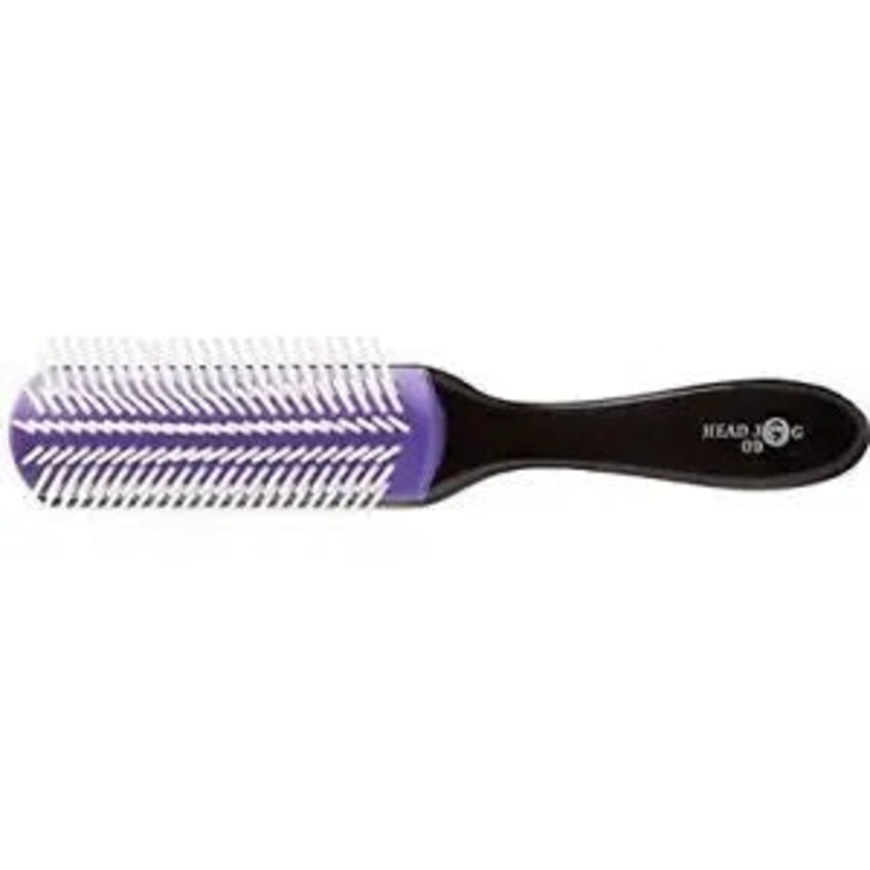 Head Jog 08 7-Row Styling Brush Purple