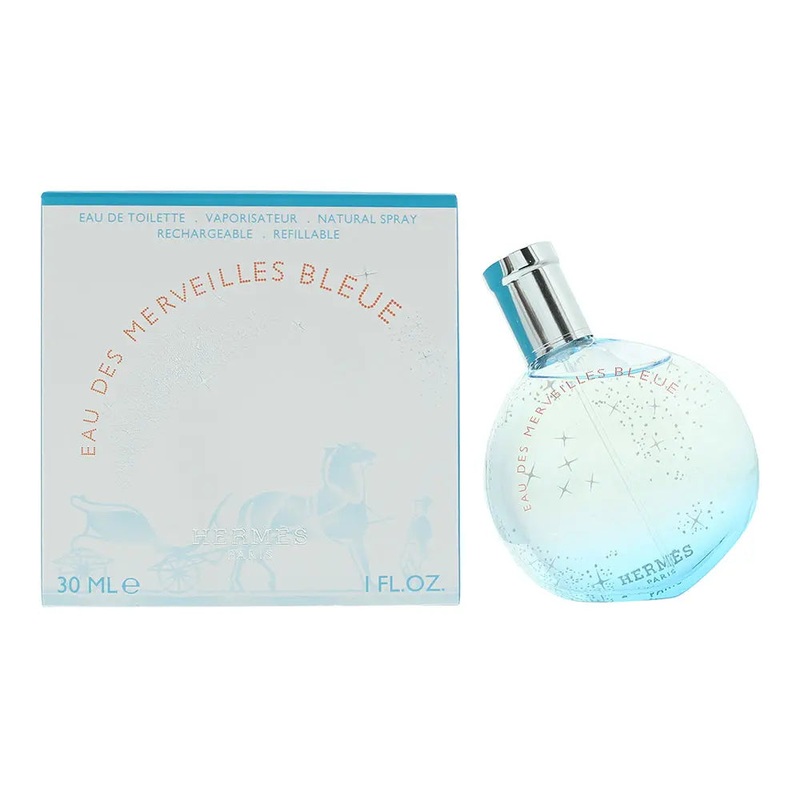Herms Eau des Merveilles Bleue Refillable Eau de Toilette 30ml