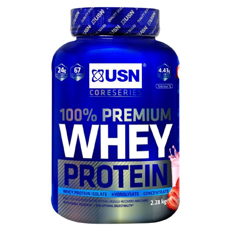 100% Premium Whey Protein Powder Strawberry – 2.28Kg
