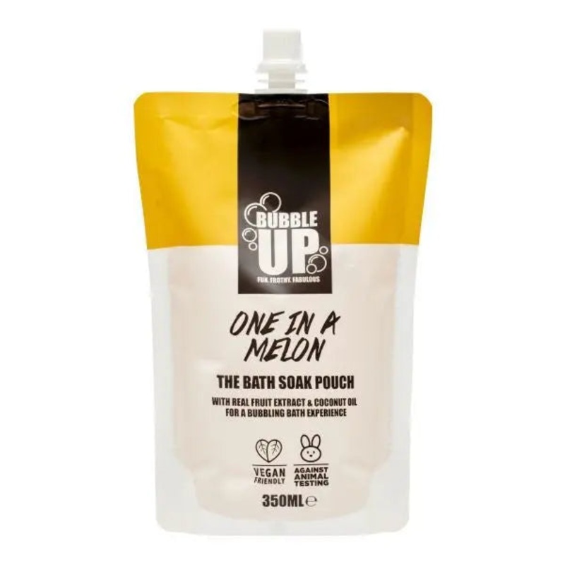 BUBBLE UP BATH SOAK POUCH 350ML –  ONE IN A MELON