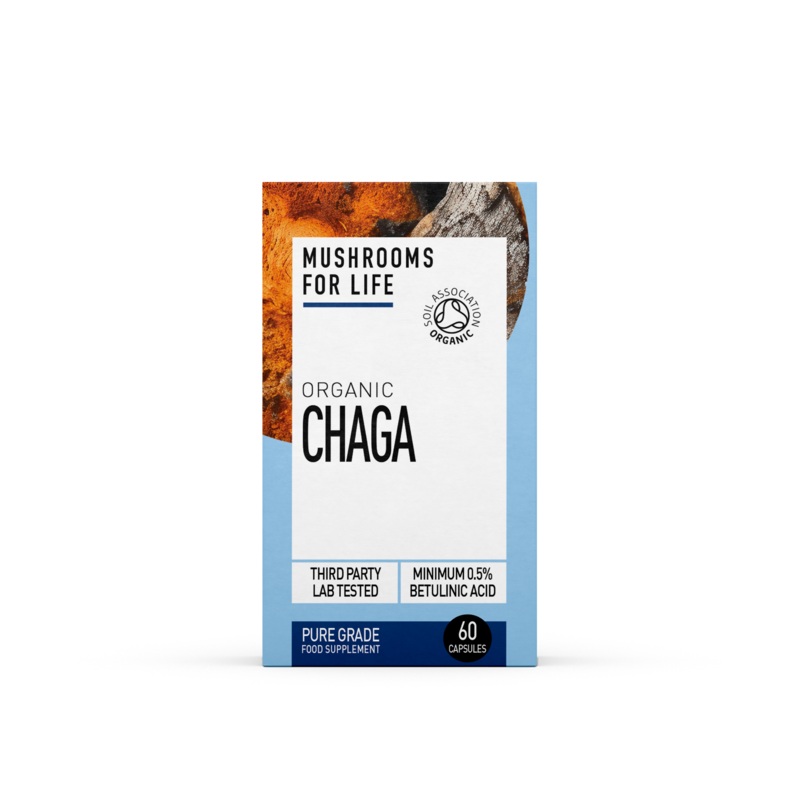 Chaga Pure Grade Extract 60 Capsules