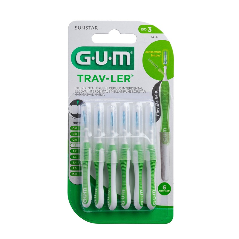 Trav-Ler 1414 Green 1.1mm 6 units