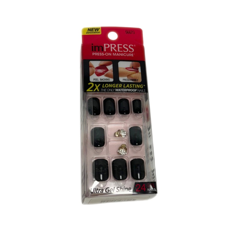 Kiss Impress 24 Nails 56673 Skull