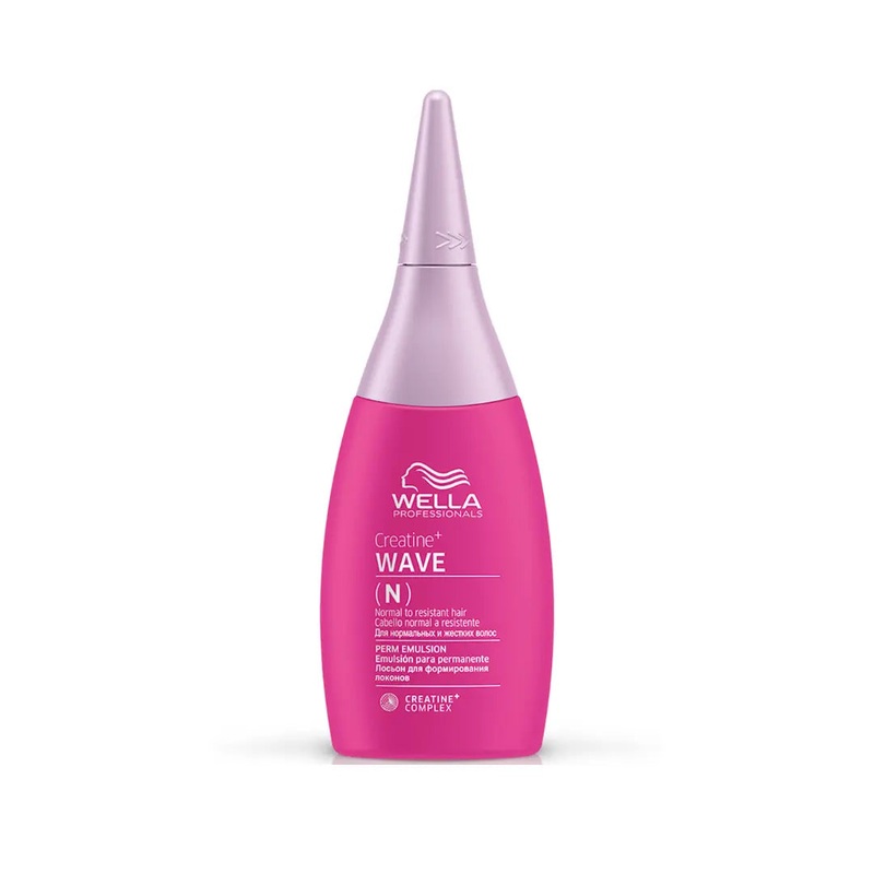 Wella Creatine+Wave Perm Emulsion for Normal to Resistant Hair 75ml