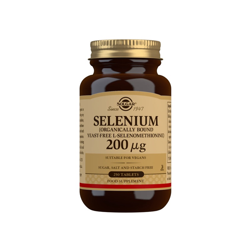 Selenium (Yeast-Free) 200g Tablets 250 tablets