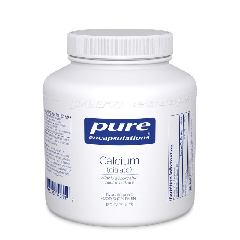 Calcium Citrate 180 Capsules