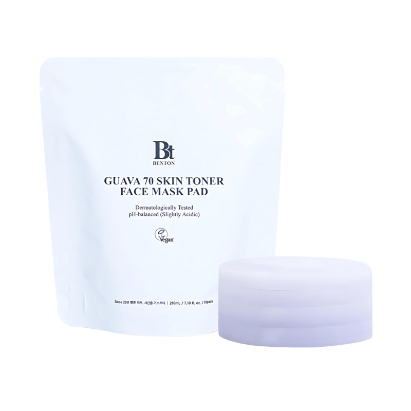 BENTON Guava 70 Skin Toner Pad 210ml * 70 Sheets (Refill)